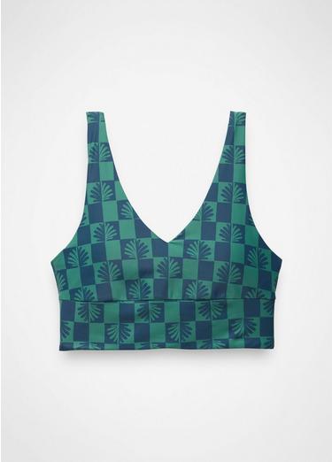 Summer Wave Reversible Swim Top, Color: Bluff Blue Checker, image 13