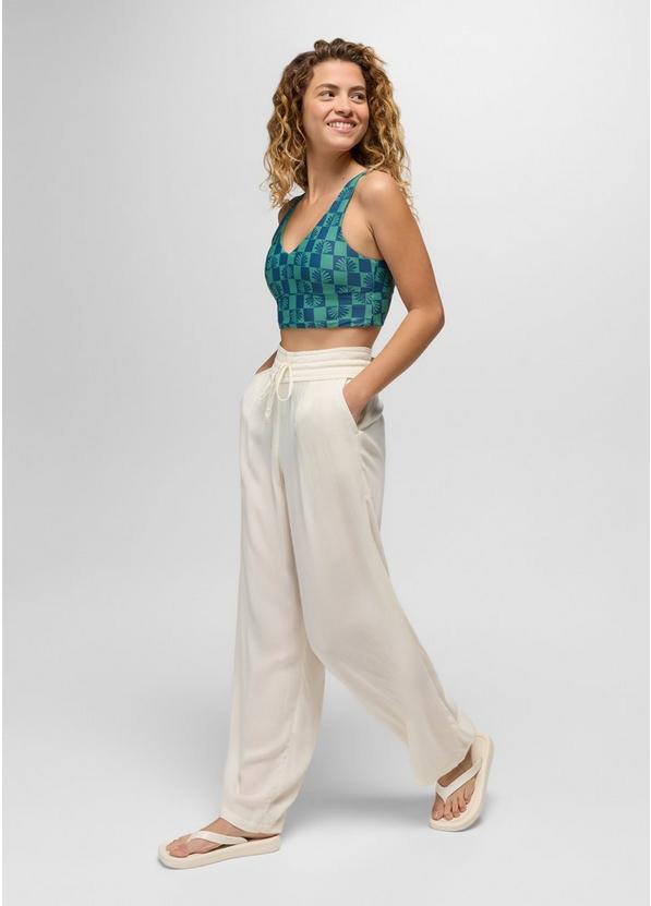 Summer Wave Reversible Swim Top, Color: Bluff Blue Checker, image 6