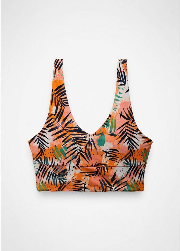 Summer Wave Reversible Swim Top, Color: Papaya Island Fever, image 1