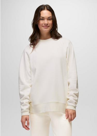 prAna Fleece Oversized Crew, Color: Alba, image 1
