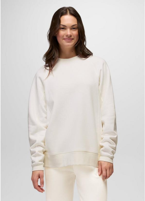 prAna Fleece Oversized Crew, Color: Alba, image 1