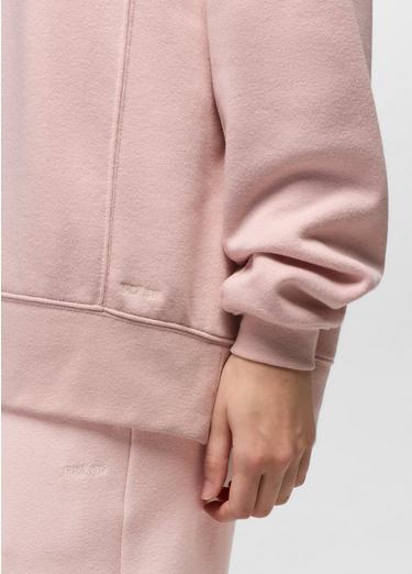 prAna Fleece Oversized Crew, Color: Dawn, image 8