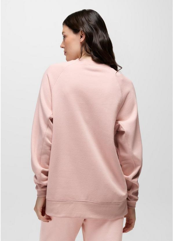 prAna Fleece Oversized Crew, Color: Dawn, image 2