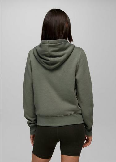 prAna Fleece Full Zip Hoodie, Color: Thyme, image 2