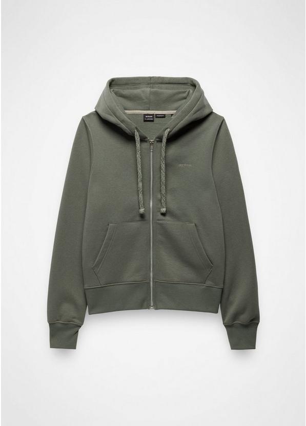 prAna Fleece Full Zip Hoodie, Color: Thyme, image 6