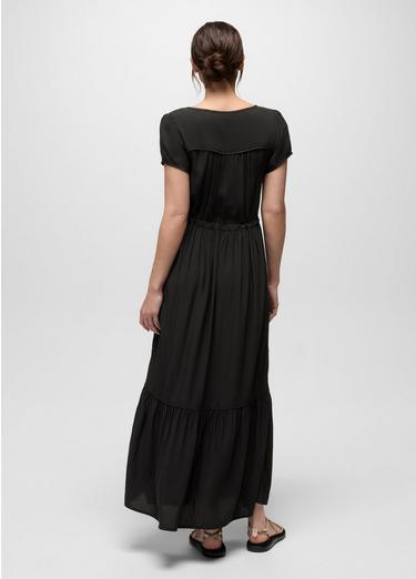 Moonvale Maxi Dress, Color: Solid Black, image 6