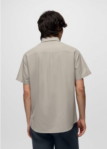Metador Solid Short Sleeve Shirt, Color: River Rock, image 2