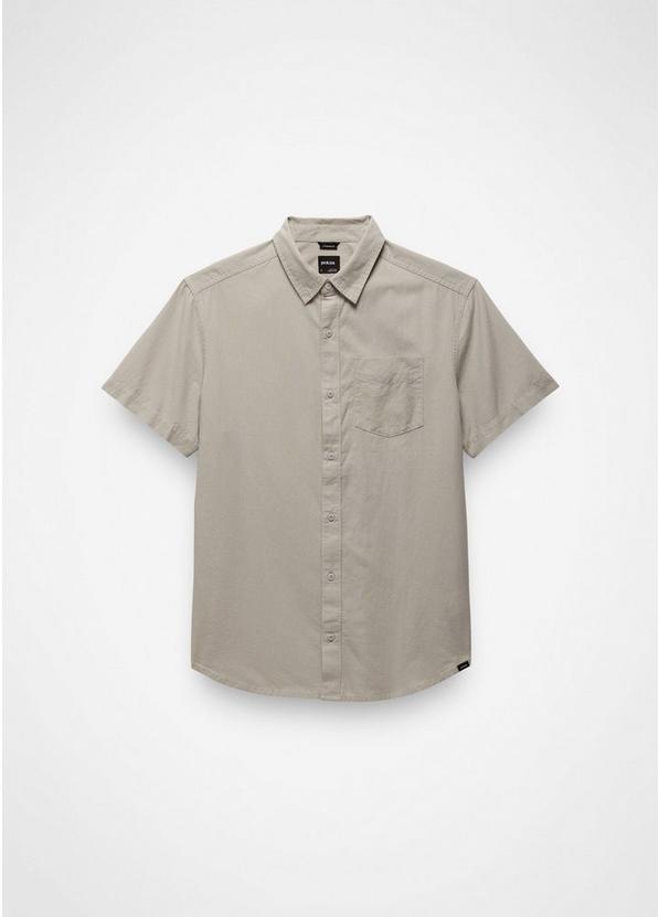 Metador Solid Short Sleeve Shirt, Color: River Rock, image 5