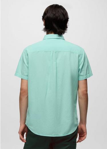 Metador Solid Short Sleeve Shirt, Color: Sea Glass, image 14