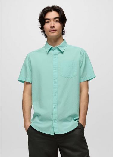 Metador Solid Short Sleeve Shirt, Color: Sea Glass, image 13