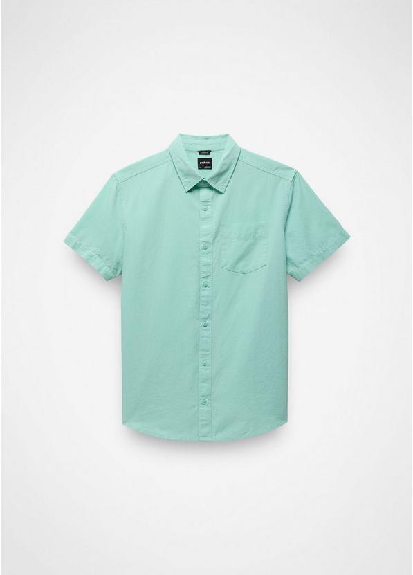 Metador Solid Short Sleeve Shirt, Color: Sea Glass, image 5