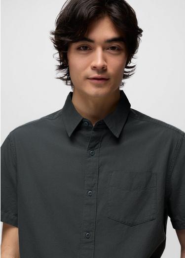 Metador Solid Short Sleeve Shirt, Color: Grey Blue, image 11