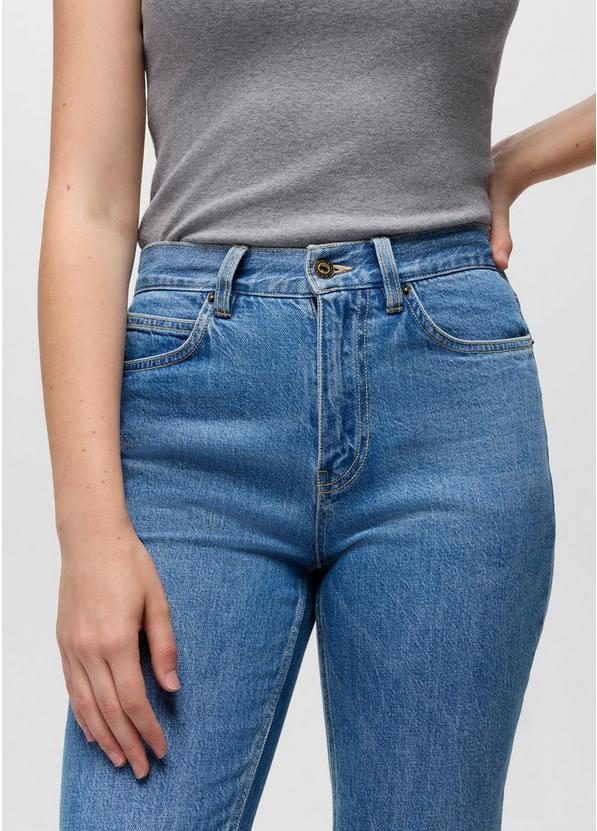Carlsbad 760 High Rise Straight Jean, Color: Sea Salt, image 3