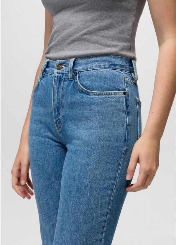 Carlsbad 760 High Rise Straight Jean, Color: Sea Salt, image 5