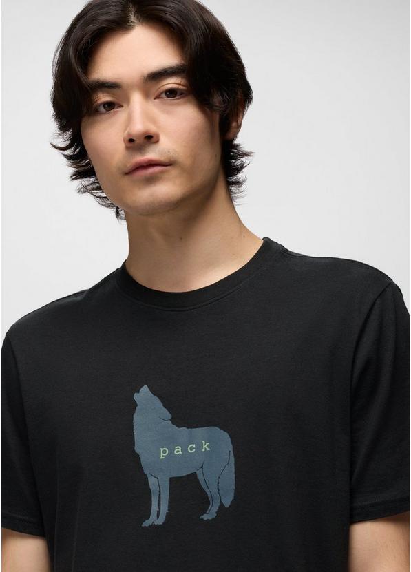 Wolf Pack Journeyman Short Sleeve Graphic Tee, Color: Black, image 3