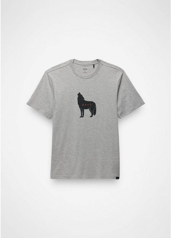 Wolf Pack Journeyman Short Sleeve Graphic Tee, Color: Heather Grey, image 5