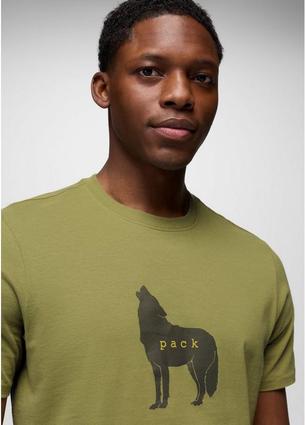 Wolf Pack Journeyman Short Sleeve Graphic Tee, Color: Olympia, image 3