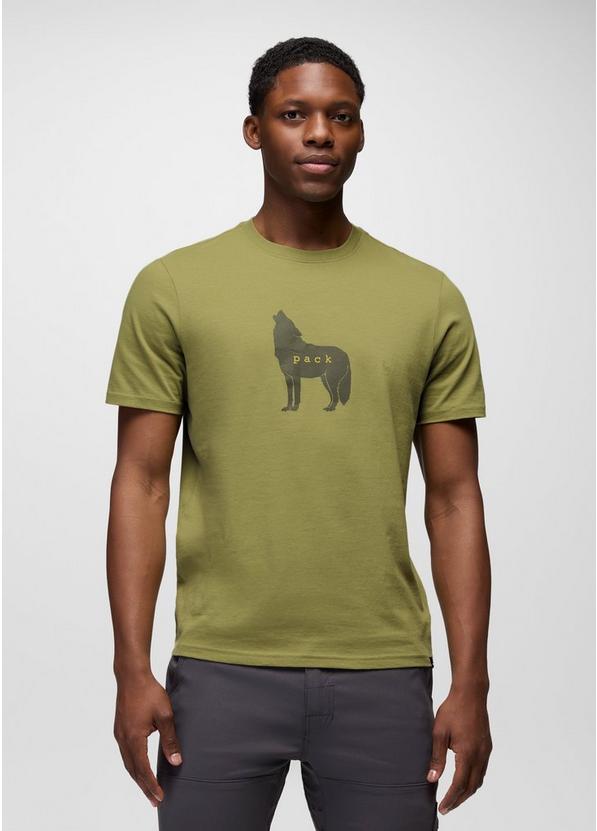 Wolf Pack Journeyman Short Sleeve Graphic Tee, Color: Olympia, image 1