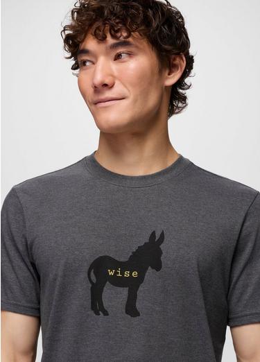 Wise Ass Journeyman Short Sleeve Graphic Tee, Color: Shadow Heather, image 7