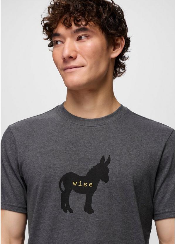 Wise Ass Journeyman Short Sleeve Graphic Tee, Color: Shadow Heather, image 3
