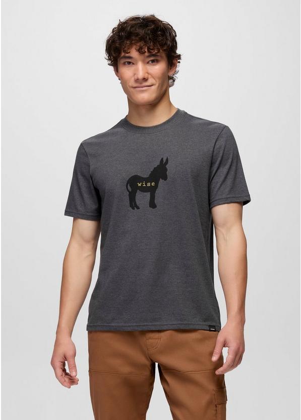Wise Ass Journeyman Short Sleeve Graphic Tee, Color: Shadow Heather, image 1