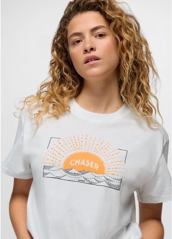 Sun Chaser Journeyman Short Sleeve Graphic Tee, Color: Soft White, image 3