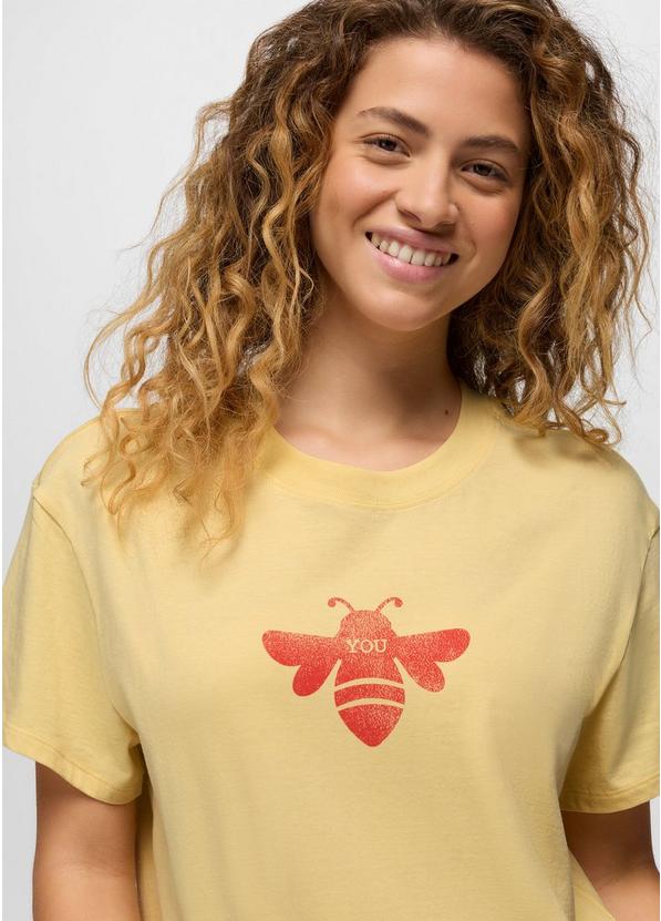 Bee Journeyman Short Sleeve Graphic Tee, Color: Vanilla Bean, image 3