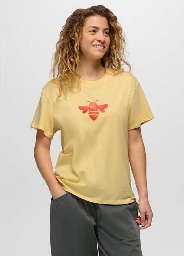 Bee Journeyman Short Sleeve Graphic Tee, Color: Vanilla Bean, image 1