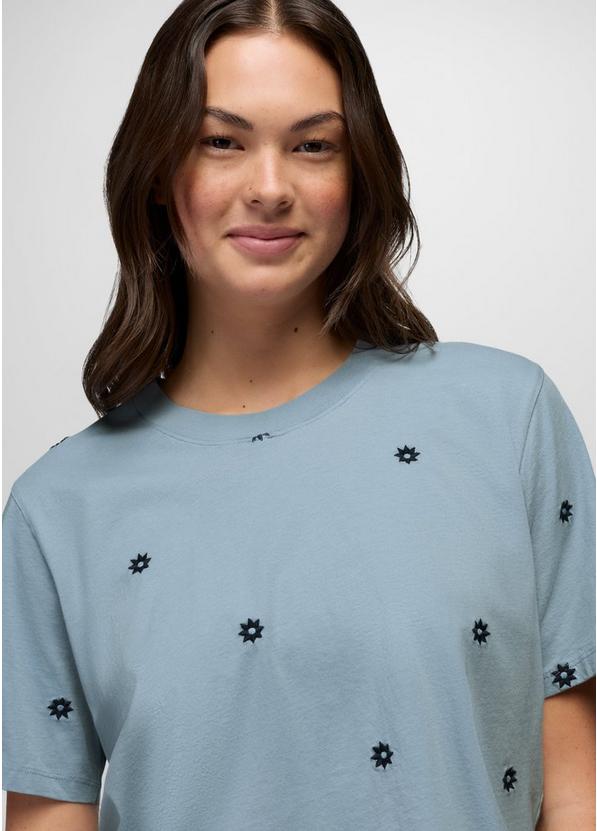 Everyday Daisy Crop Tee, Color: Glacier Skies, image 3