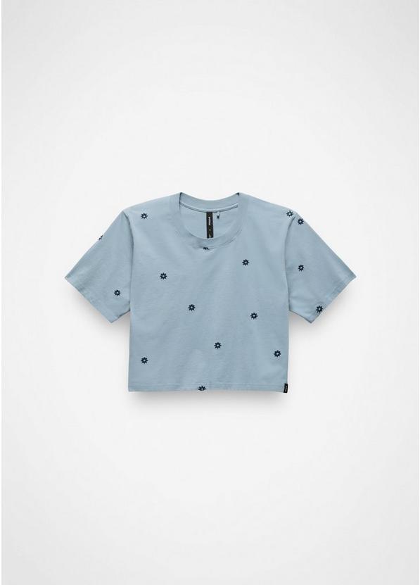 Everyday Daisy Crop Tee, Color: Glacier Skies, image 6