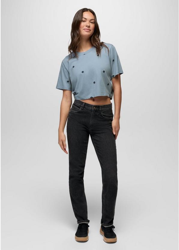 Everyday Daisy Crop Tee, Color: Glacier Skies, image 5