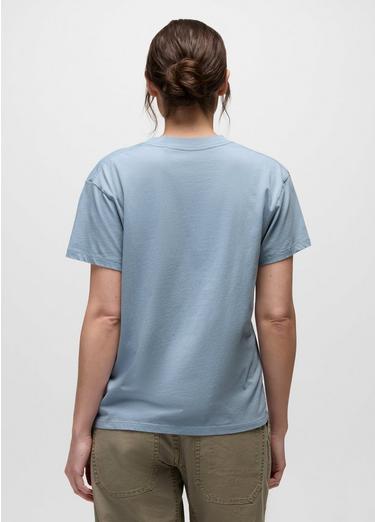Everyday Mountain Flower Short Sleeve Tee, Color: Glacier Skies, image 2