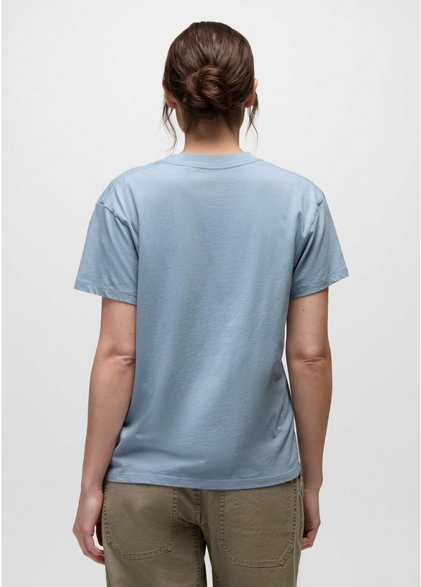 Everyday Mountain Flower Short Sleeve Tee, Color: Glacier Skies, image 2
