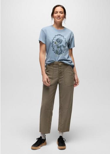 Everyday Mountain Flower Short Sleeve Tee, Color: Glacier Skies, image 4