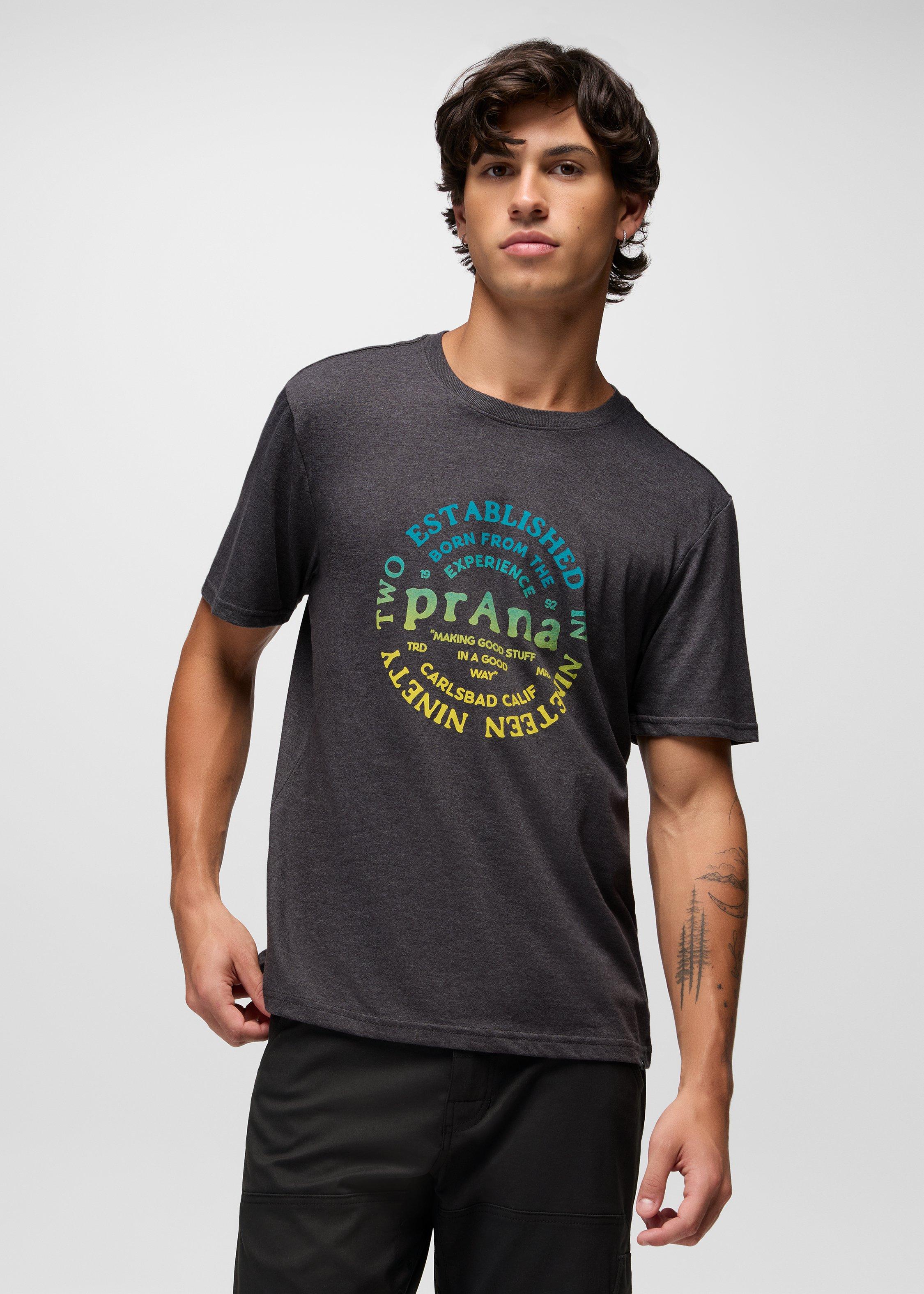 Men's Project prAna Short Sleeve T-Shirt - Shadow Heather