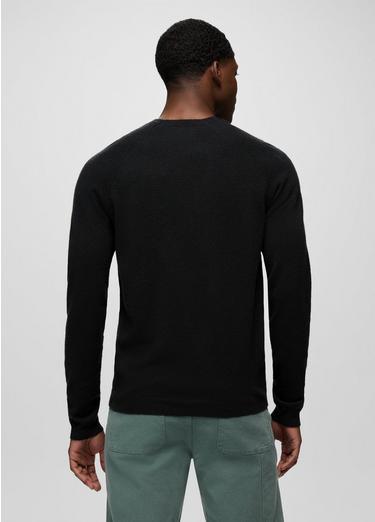 Three Falls Crew Sweater, Color: Black, image 2