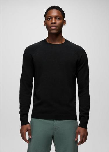 Three Falls Crew Sweater, Color: Black, image 1