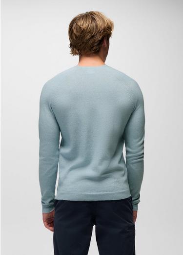 Three Falls Crew Sweater, Color: Glacier Skies, image 10