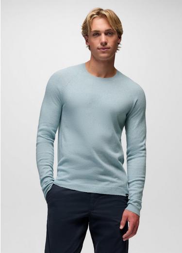 Three Falls Crew Sweater, Color: Glacier Skies, image 9