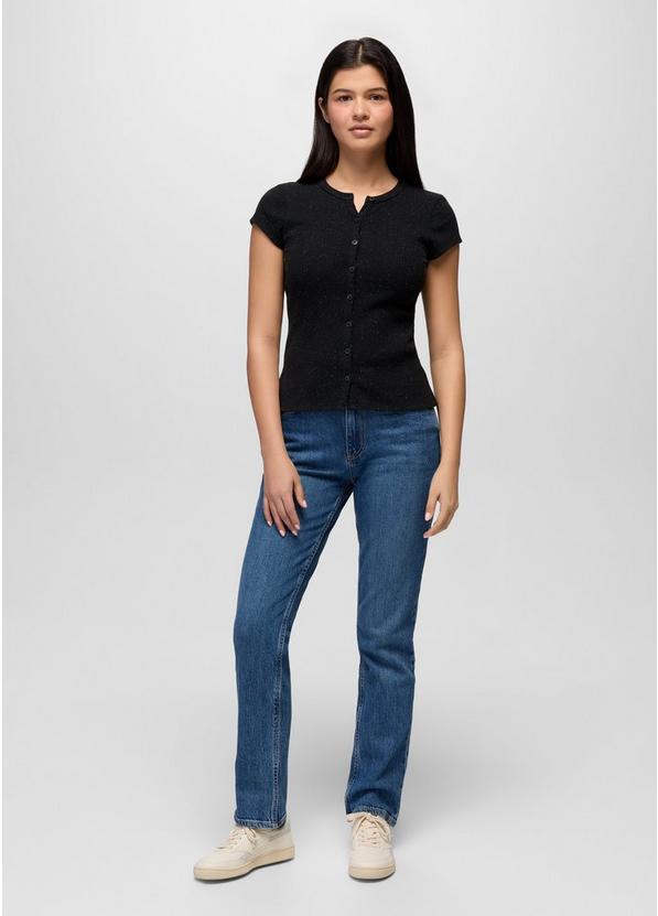 Cambria Cove Button Up Top, Color: Black Heather, image 5