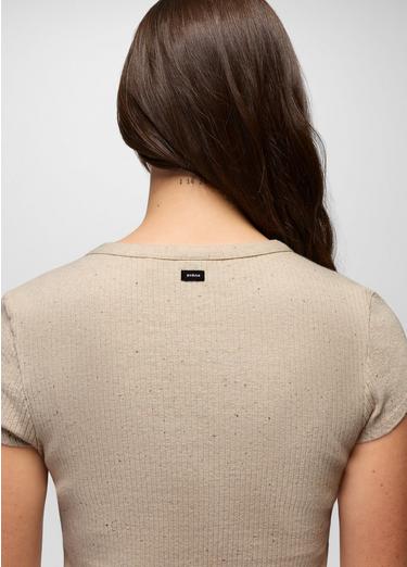 Cambria Cove Button Up Top, Color: Oatmeal Heather, image 12