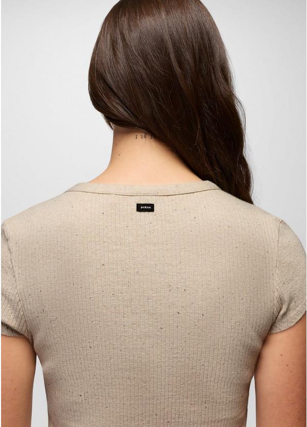 Cambria Cove Button Up Top, Color: Oatmeal Heather, image 4