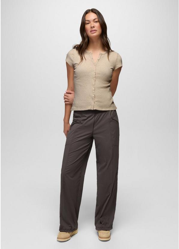 Cambria Cove Button Up Top, Color: Oatmeal Heather, image 5