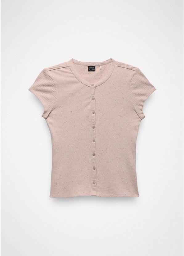 Cambria Cove Button Up Top, Color: Dawn Heather, image 8