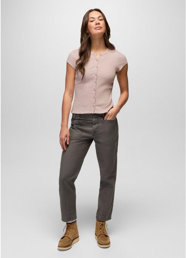 Cambria Cove Button Up Top, Color: Dawn Heather, image 7