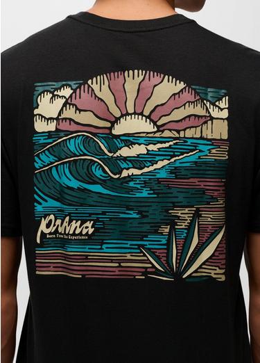 prAna Beaches n Dreams Short Sleeve Tee, Color: Black, image 8
