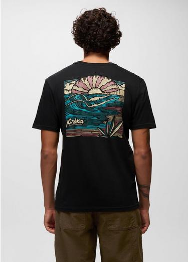 prAna Beaches n Dreams Short Sleeve Tee, Color: Black, image 6