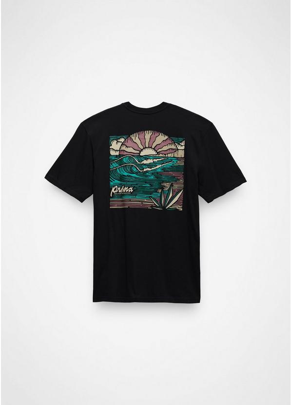prAna Beaches n Dreams Short Sleeve Tee, Color: Black, image 7