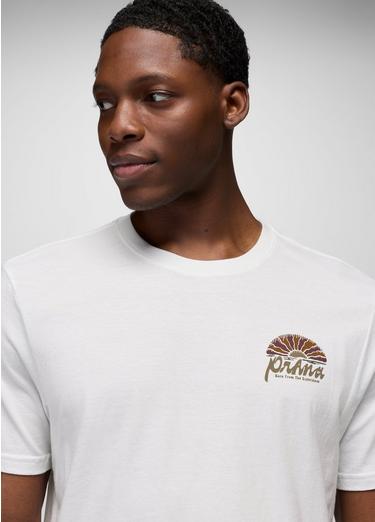 prAna Beaches n Dreams Short Sleeve Tee, Color: Soft White, image 3