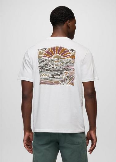 prAna Beaches n Dreams Short Sleeve Tee, Color: Soft White, image 2